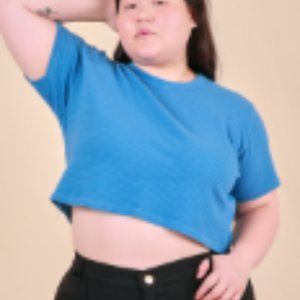 big bud press honeycomb crop tee